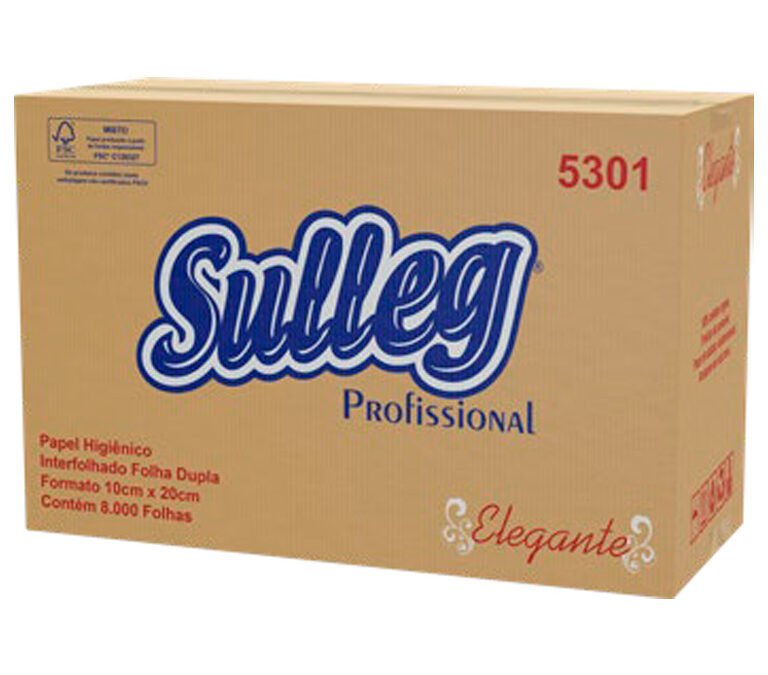 Sulleg Elegante Papel Higiênico Interfolhado Folha Dupla