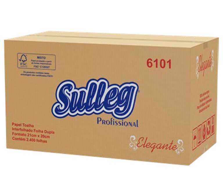 Sulleg Elegante Papel Toalha Interfolhado Folha Dupla