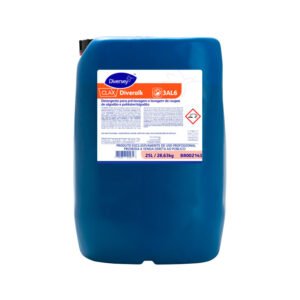 Clax Diveralk – Dertegente para Pré-Lavagem e Lavagem de Roupa de Algodão e Poliéster/Algodão 1x25L
