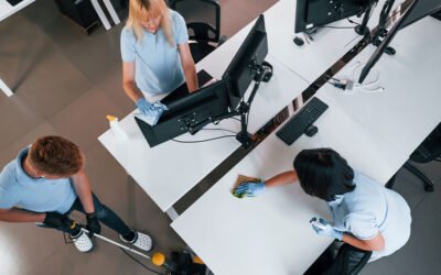 O impacto da limpeza corporativa na produtividade da equipe 